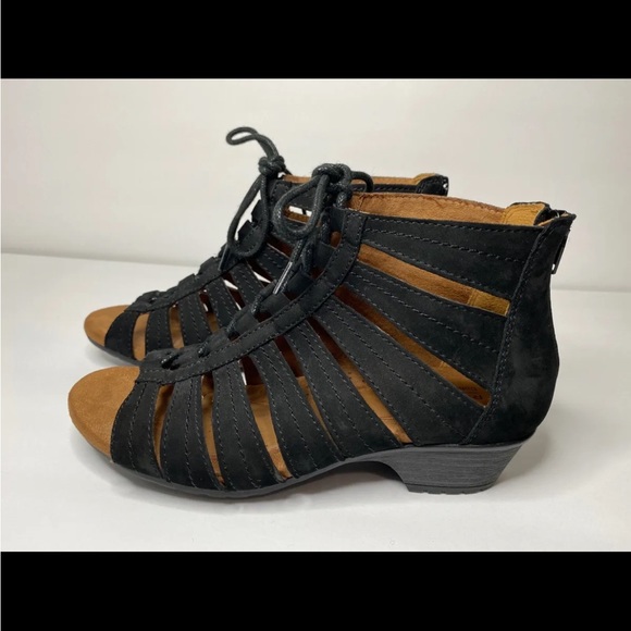 Rockport Cobb Hill Women's black Gabby Gladiator Sandals Bootie size 7 - Picture 2 of 7